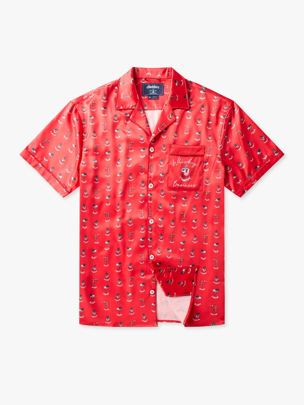 That's The Spirit Pajama Shirt - Red Drinks
