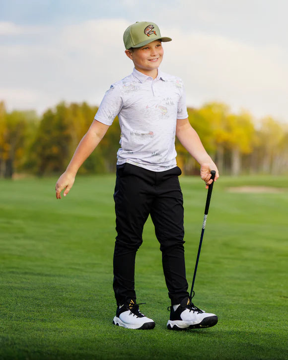 Tight Lines Boy's Polo - Waggle