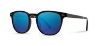 Camp Sunglasses- Black Ebony/HD blue