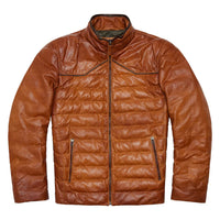 MAVERICK LEATHER JACKET - COGNAC