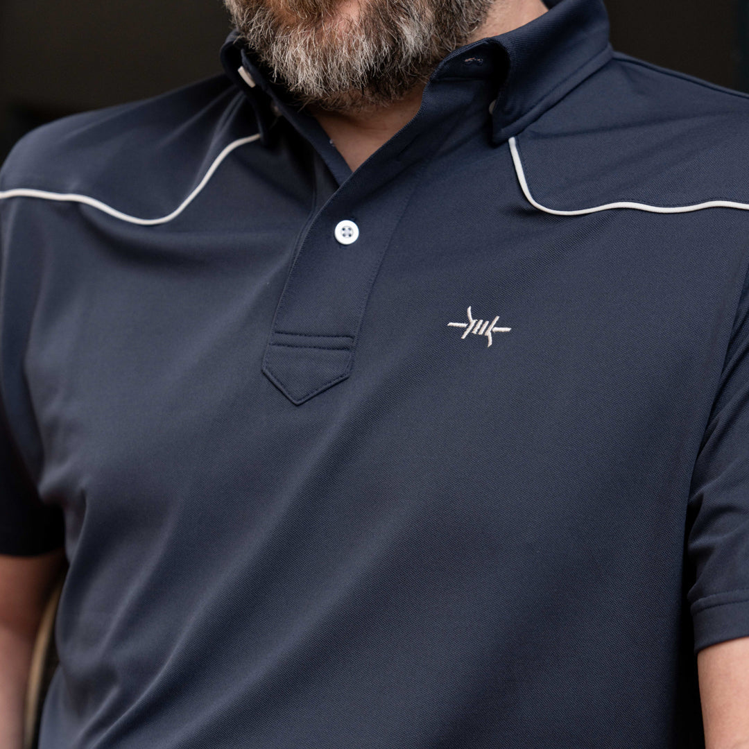 Lariat Western Polo - Cowboy - TS