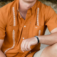 Guayabera Libre - Burnt Orange - TS