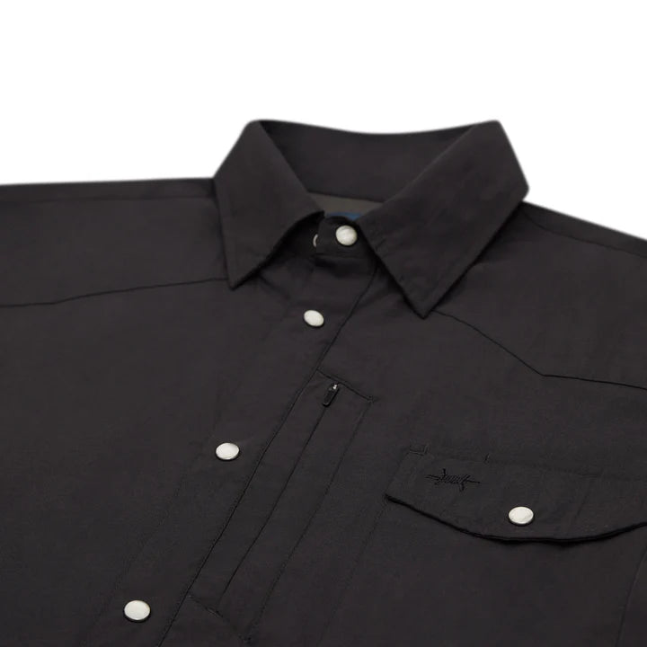 Western Field Shirt SS - Cannon Black - TS