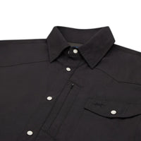 Western Field Shirt SS - Cannon Black - TS