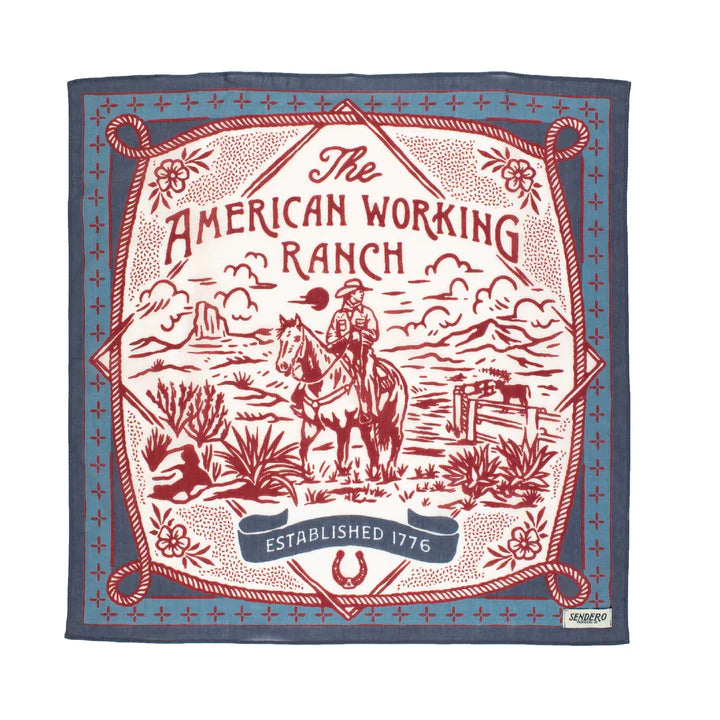 American Working Ranch Bandana - Sendero