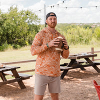 Burlebo - Orange Texas Camo Hoodie