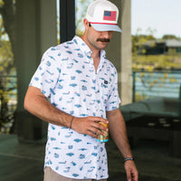 Perf. Button Up - Lake Weekend