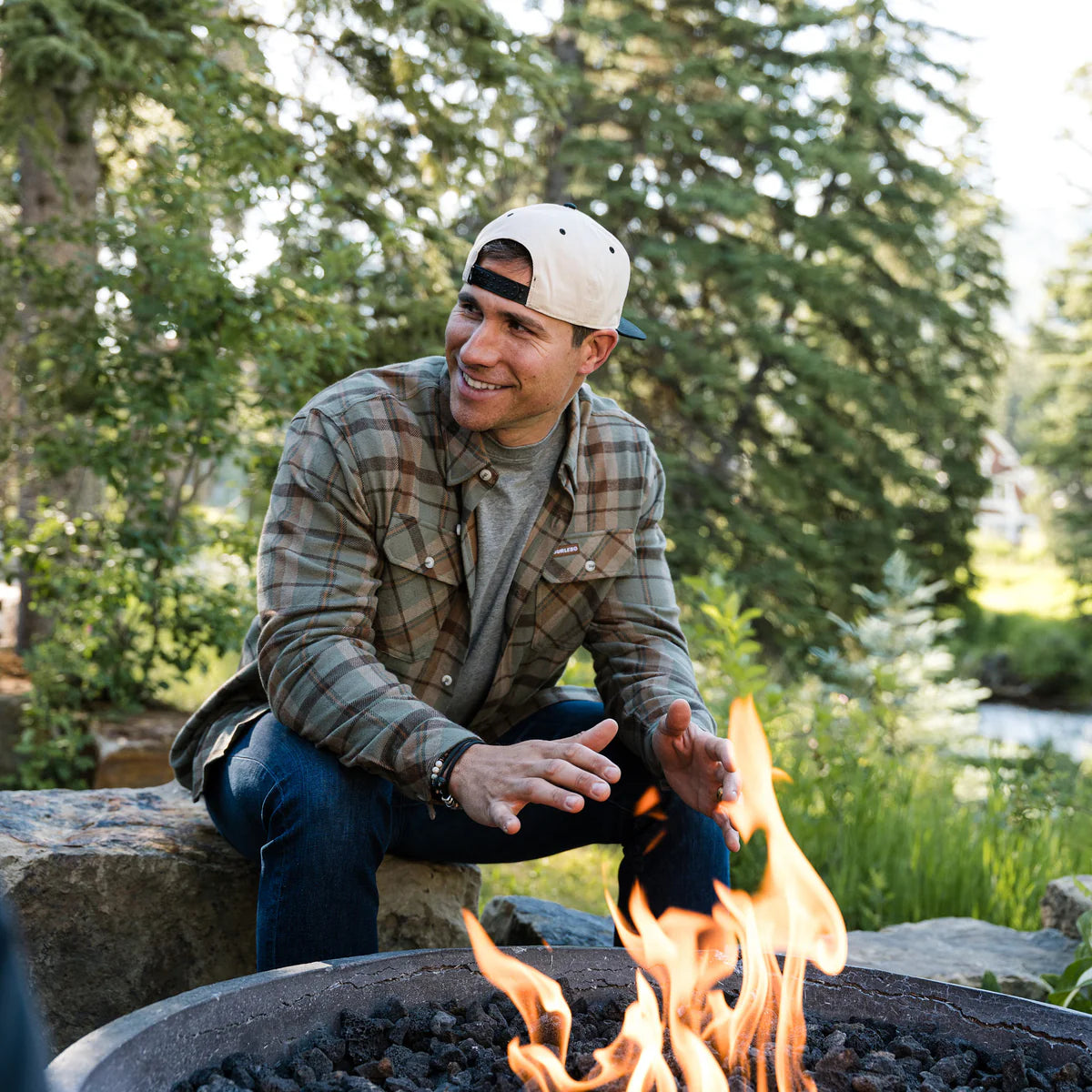 Burlebo Flannel Shirt - Timber Brown