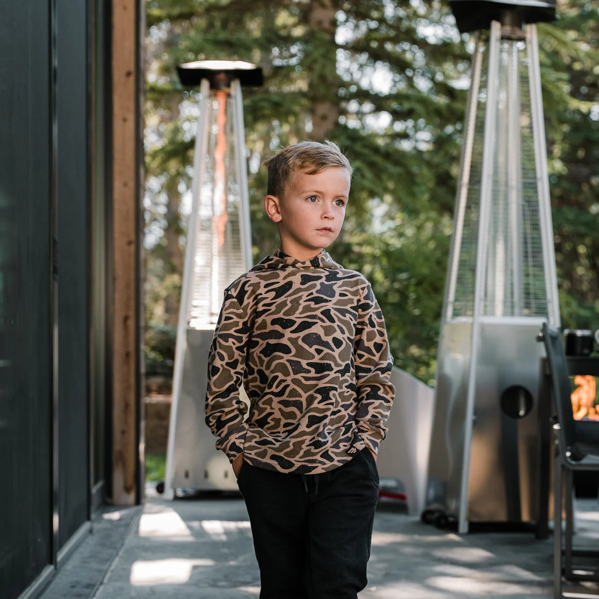 Youth Thermal Hoodie - Gauge Camo