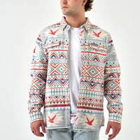Burlebo Vintage Heavyweight Flannel - Flying Duck Aztec