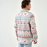 Burlebo Vintage Heavyweight Flannel - Flying Duck Aztec