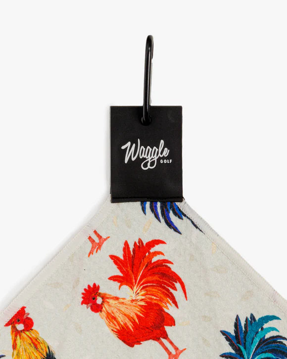 Cocky Rooster Magnetic Golf Towel