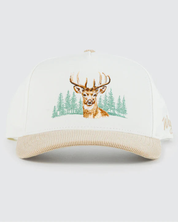 Whitetail Corduroy Brim Hat - Waggle