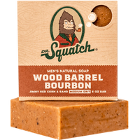 Wood Barrel Bourbon-Bar Soap- Dr Squatch