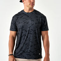 Go To Tee - Black Camo