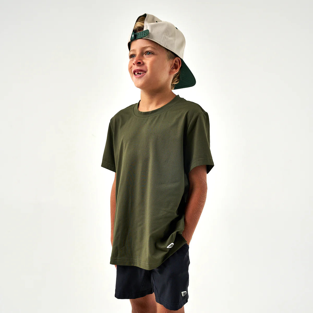 Youth Go To Tee - Mallard Green