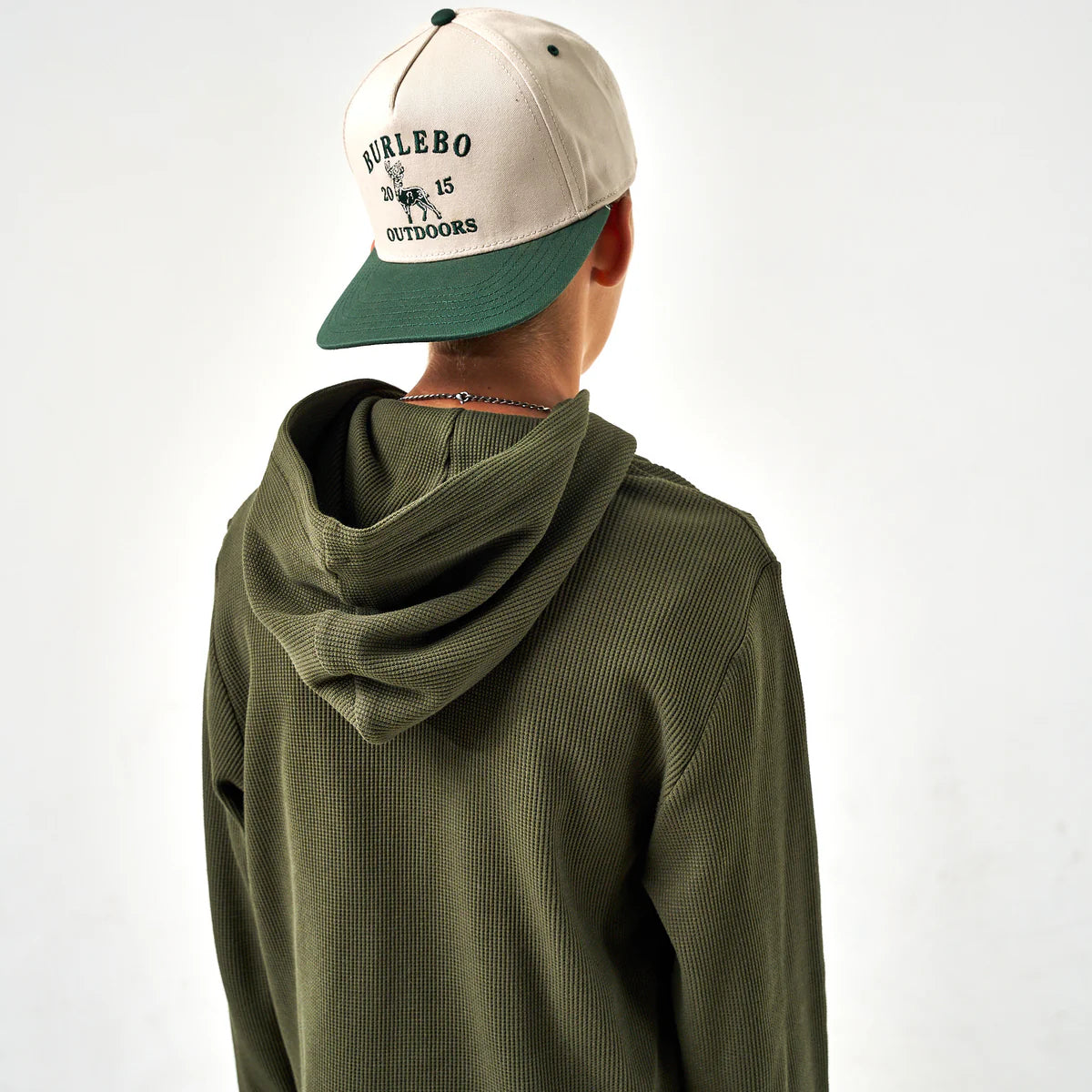 Youth Thermal Hoodie - Mallard Green