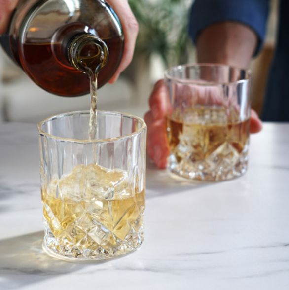 Admiral™ Stemless Crystal Lowball Tumblers - Viski