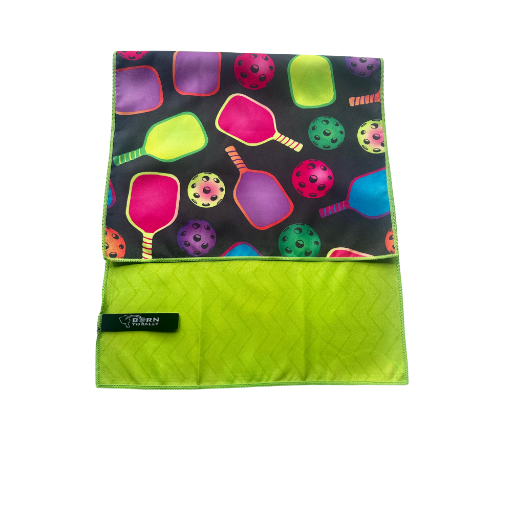 Born to Rally Pickleball Towel - Thumbnail 2