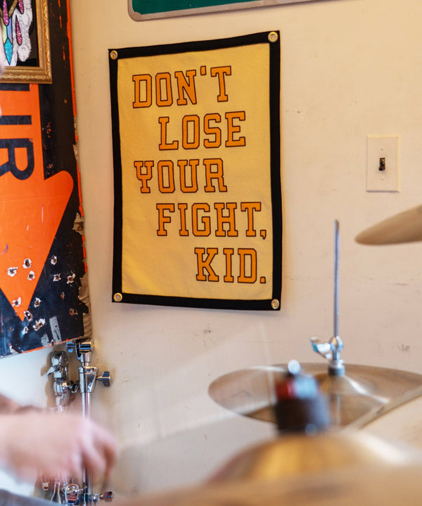 Don't Lose Your Fight Camp Flag • All Time Low x Oxford Pennant