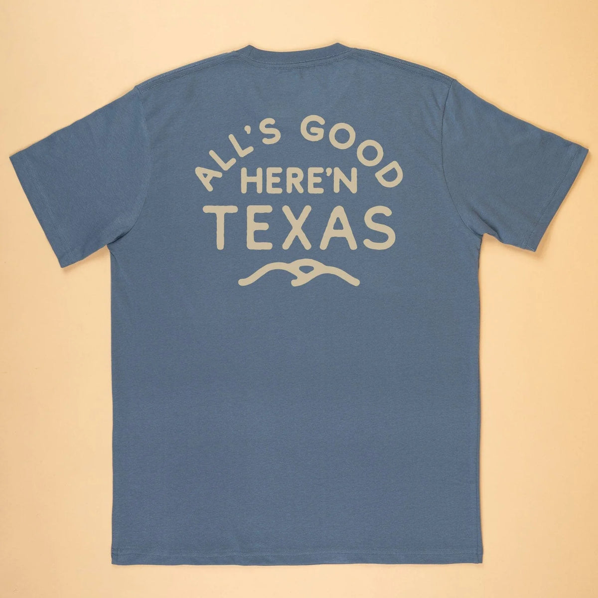 All's Good Indigo- Feather Grass Tee- THC Provisions