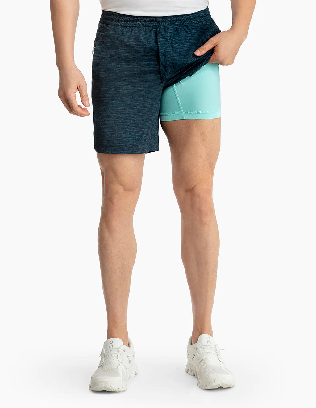 Art Fartknockers Gym Shorts- Navy Heather 6''- Birddogs