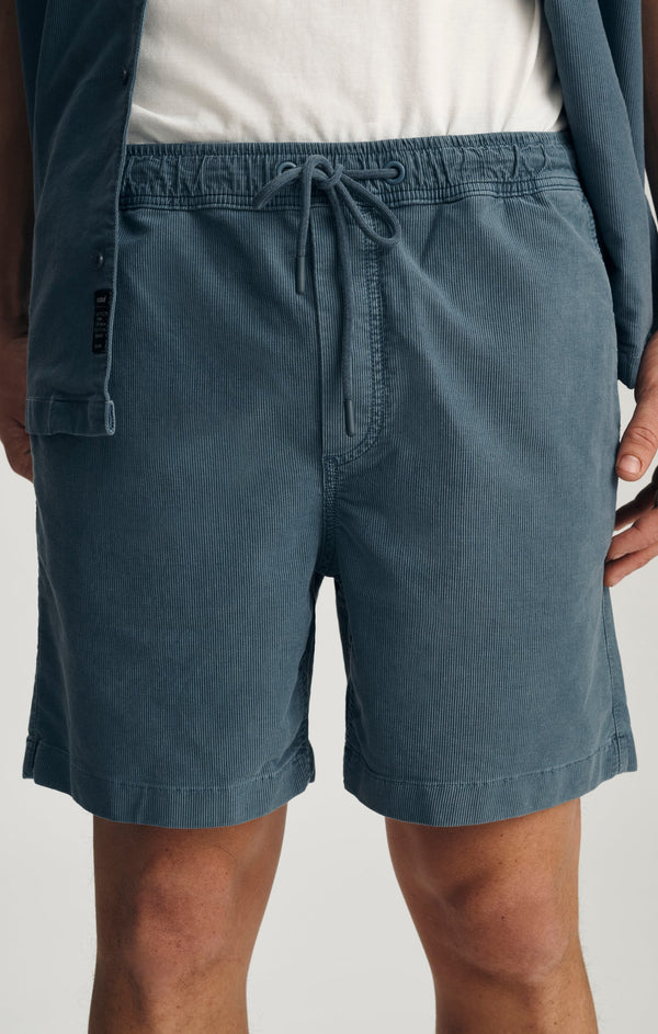 Textured Shorts-Flint Stone
