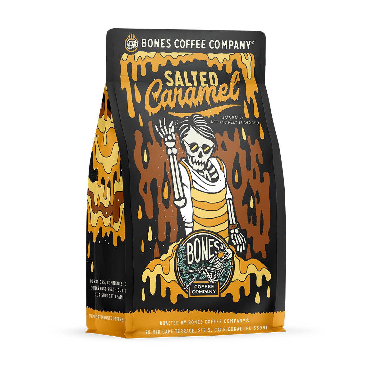 Salted Caramel Flavored Coffee-Bones Coffee