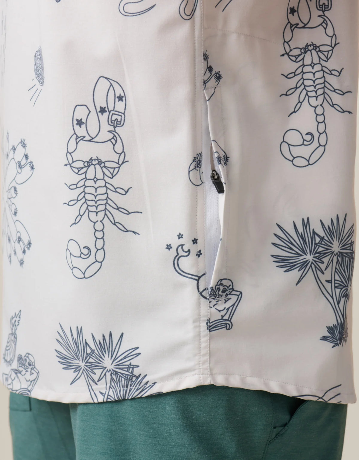 Desert Martians - Gray Vagabond Button Up
