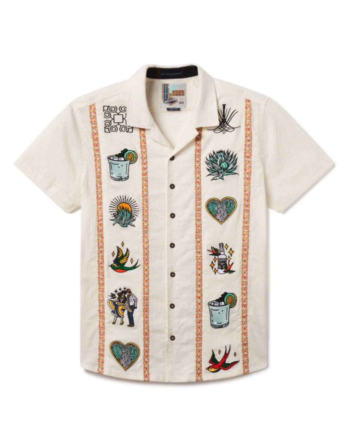 El Sativo Tequila - Guayabera Button Up