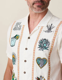 El Sativo Tequila - Guayabera Button Up