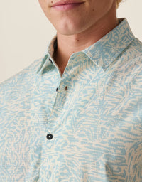 Hidden Llama - Mojave Perforated Button Up