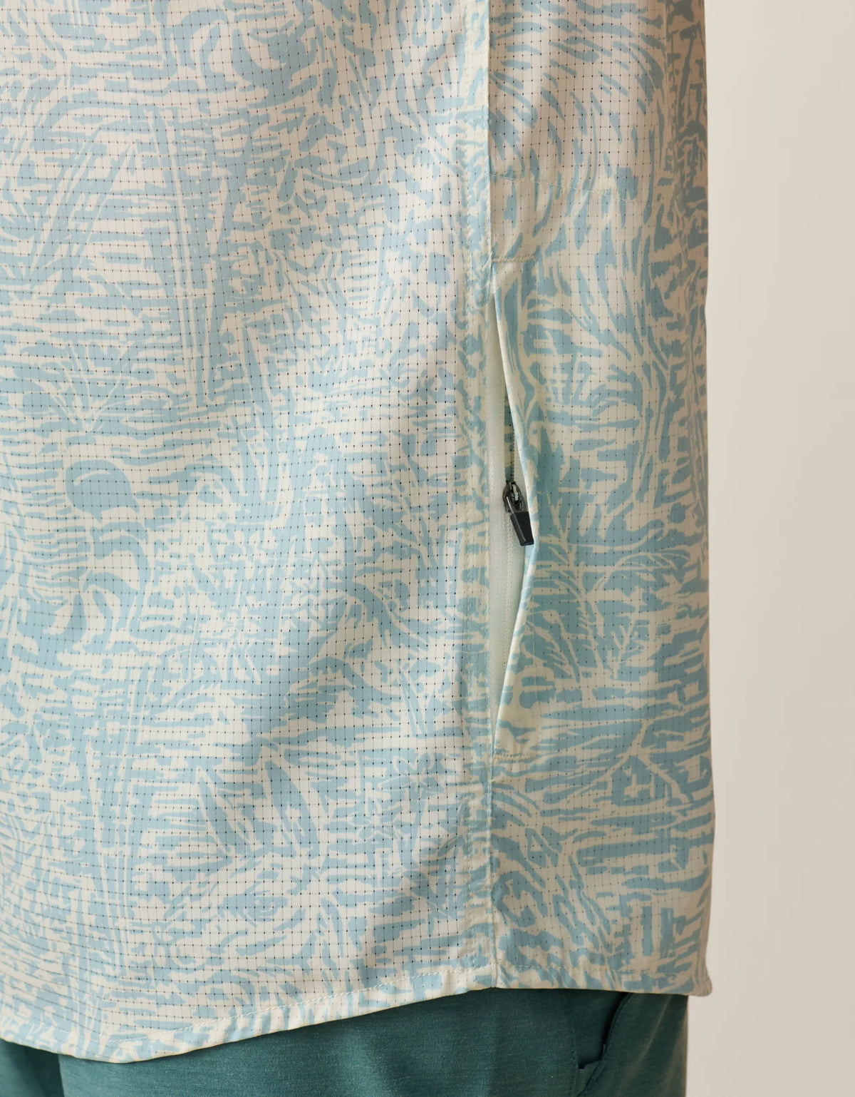Hidden Llama - Mojave Perforated Button Up