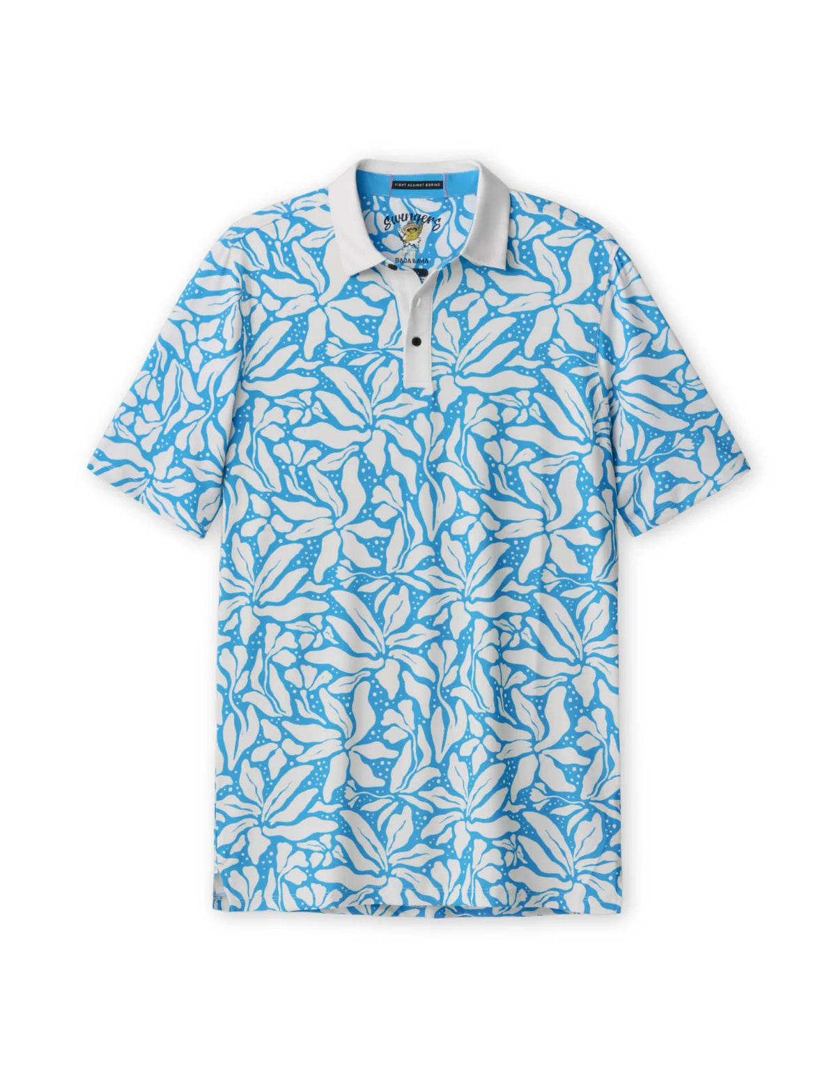 Leaf Me Blue - Performance Polo