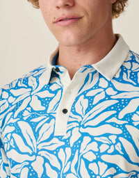 Leaf Me Blue - Performance Polo