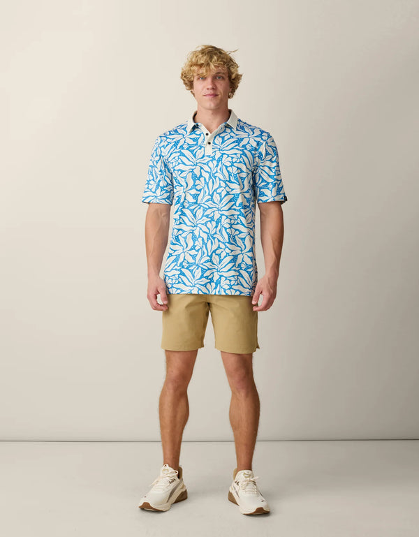 Leaf Me Blue - Performance Polo