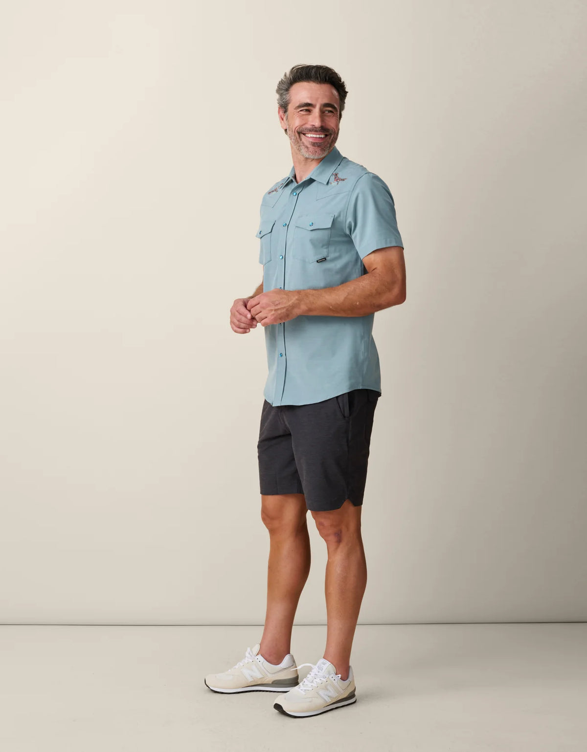Road Runner - Front Snap Button Up