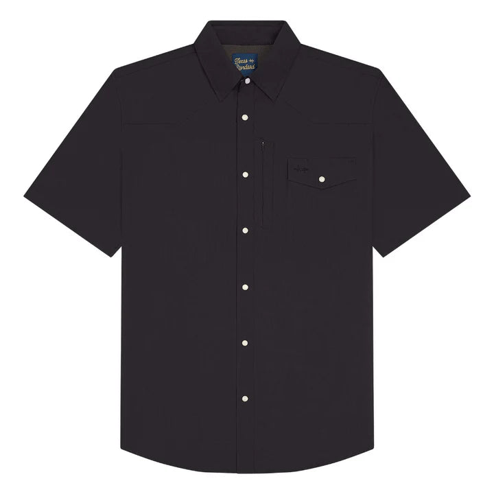 Western Field Shirt SS - Cannon Black - TS