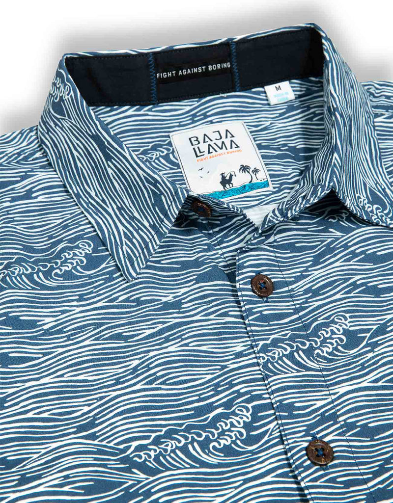 Roll Tides Button Up - Dark Blue