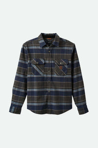 Bowery Stretch Water Resistant L/S Flannel-Navy-Brixton