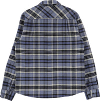 Bowery Heavyweight Flannel - Mineral Blue - Brixton