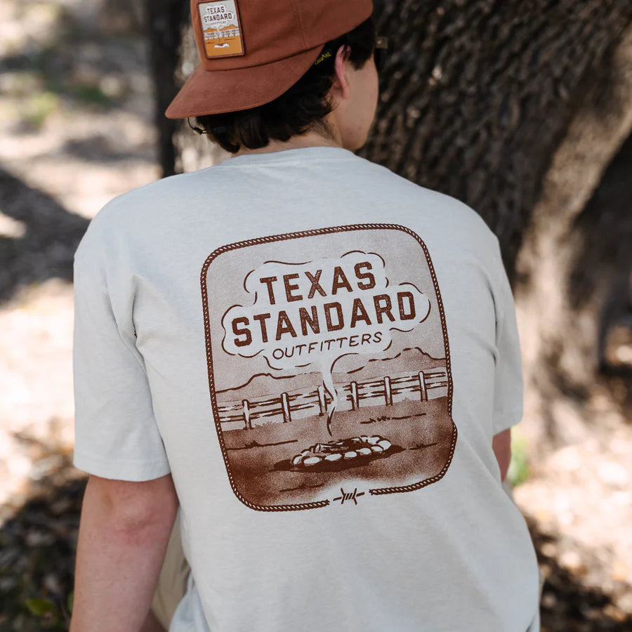 HERITAGE PRINTED TEE - SMOKE