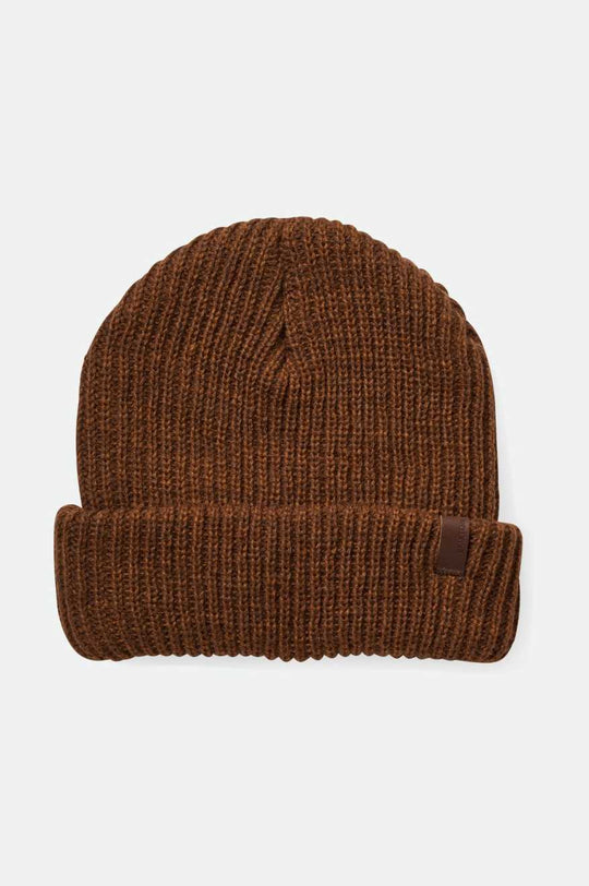 Marled Chunky Beanie-Coffee-Brixton