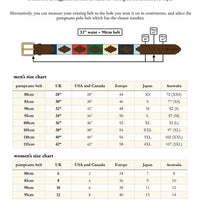 Suede Polo Belt -Confianza Brown - Pampeano