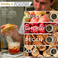 Smoky by Nobleship Cocktail Smoker Kit - Gift Box, Smoke Whiskey, Old Fashioned