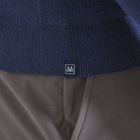 Cassady Crewneck Sweater - Medieval Blue Heather- Mizzen and Main