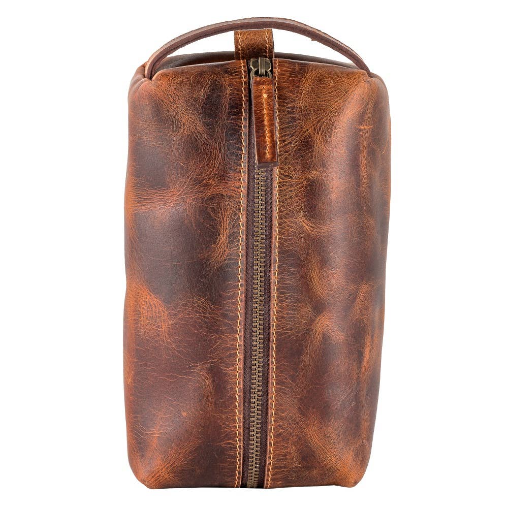 Genuine Leather  Unisex Dopp Kit