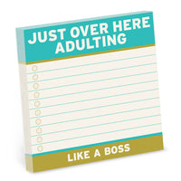 Adulting Sticky Notes-Knock Knock