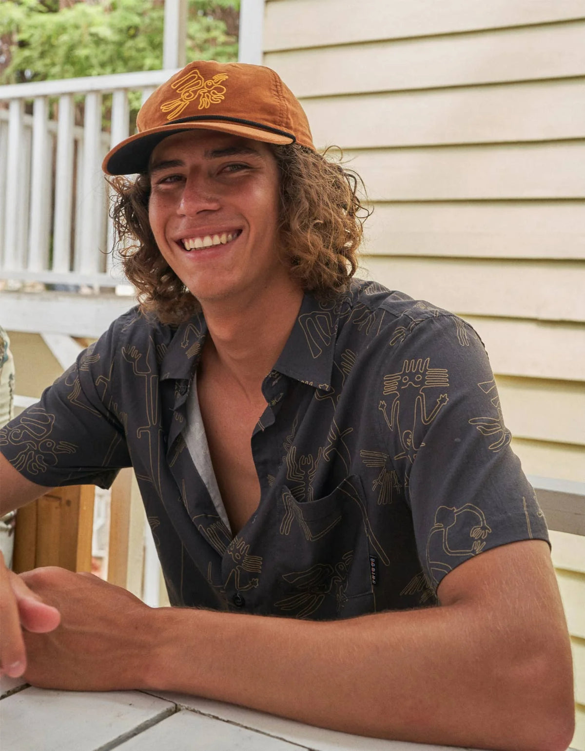 Nazca Lines Button Up