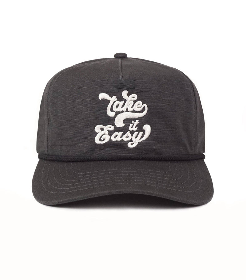 Take it Easy Hat-Black-Dad Brand